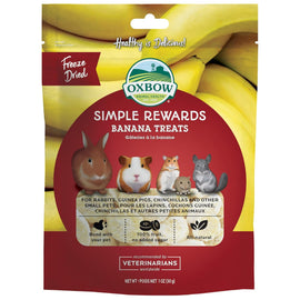 Oxbow Simple Rewards Freeze Dried Banana Small Animal Treats (1 oz)