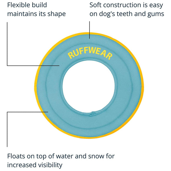 Ruffwear Hydro Plane Floating Dog Toy- Biolumin Blue