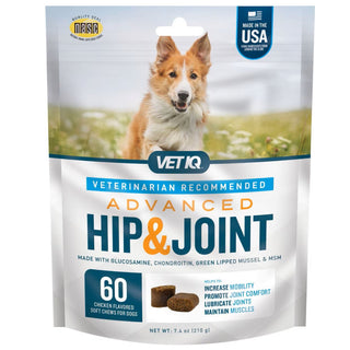 VetIQ Advanced Hip & Joint Supplement for Dogs (60 soft chews)