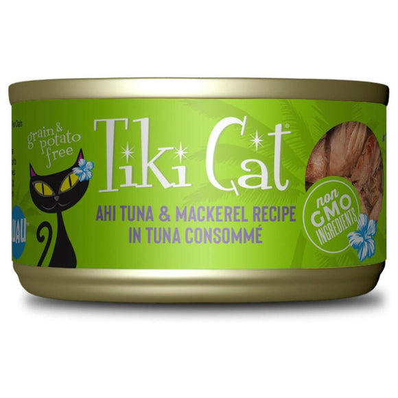 Tiki Cat Papeekeo Ahi Tuna & Chicken Grain-Free Food For Cats (2.8 oz x 12 cans)