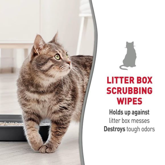 Nature's Miracle Litter Box Scrubbing Wipes (30 ct)