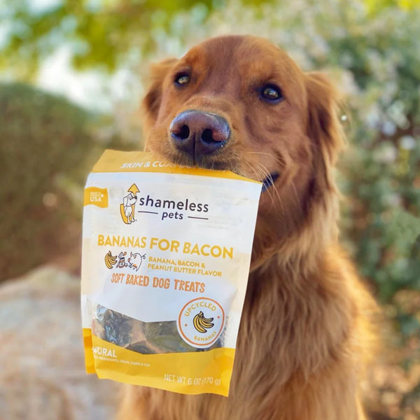 Shameless Pets Bananas for Bacon Soft Baked Treats For Dogs (6 oz)