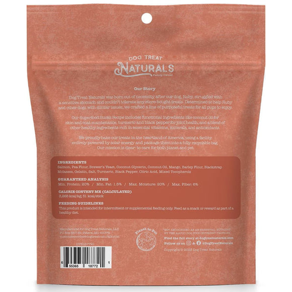 Dog Treat Naturals Superfood Sticks Salmon & Mango Dog Treats (10 oz)