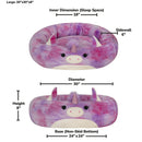 Squishmallows Plush Bolster Pet Bed- Lola the Unicorn