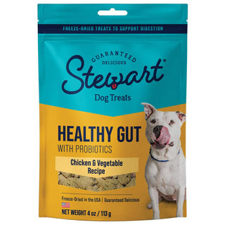 Stewart Healthy Gut Chicken & Vegetable w/ Probiotics Freeze-Dried Treats For Dogs (4 oz)