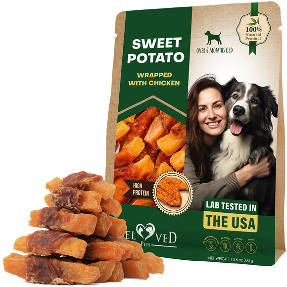 Beloved Pets Sweet Potato Wrapped with Chicken Natural Dog Treats (10.6 oz)