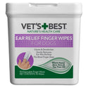 vet's best ear relief finger wipes