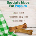 Nylabone Healthy Edibles Roast Beef Turkey & Bacon Puppy Dog Treats -Variety Pack