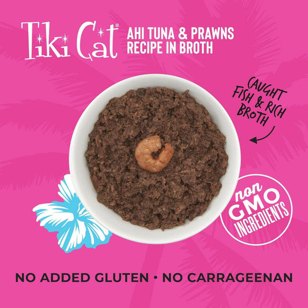 Tiki cat ahi tuna wet food is gluten free