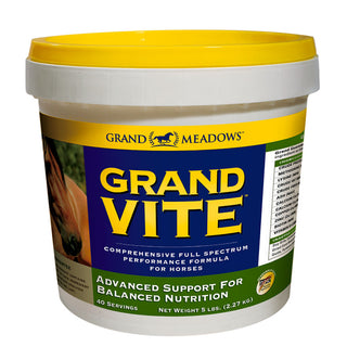 Shop horse performance supplements at hardypaw. It's essential that your equine friend get all of their nutrients along with performance horse supplements that's exactly why Grand Vite was created. 