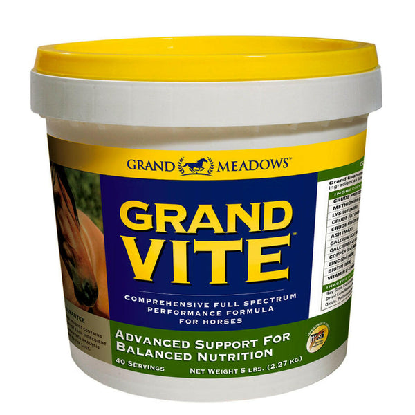 Shop horse performance supplements at hardypaw. It's essential that your equine friend get all of their nutrients along with performance horse supplements that's exactly why Grand Vite was created. 