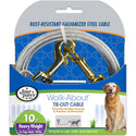 Four Paws Walk-About Heavy Weight Overhead Trolley & Tie-Out Cable for Dogs under 100 lbs