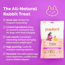 Pupford Train Freeze-Dried Rabbit Training Treats for Dogs (4 oz)