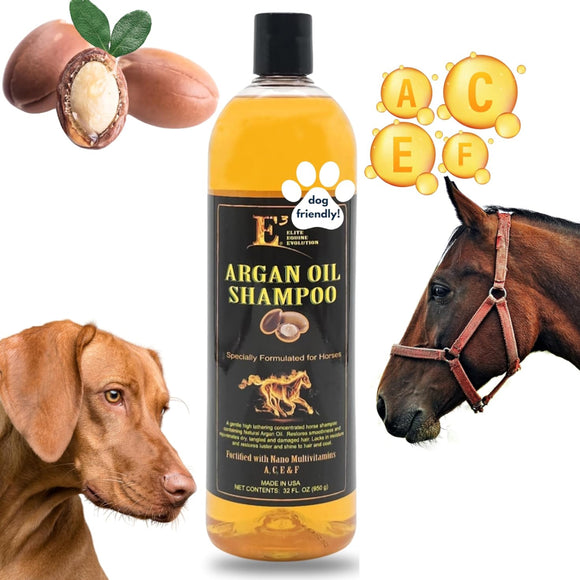 E3 Argan Oil Shampoo for Horses (32 oz)