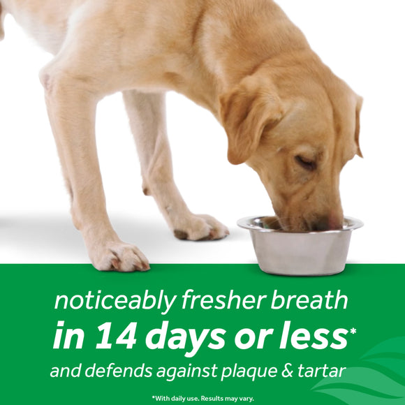TropiClean Fresh Breath Advanced Whitening Dental Health Solution for Dogs