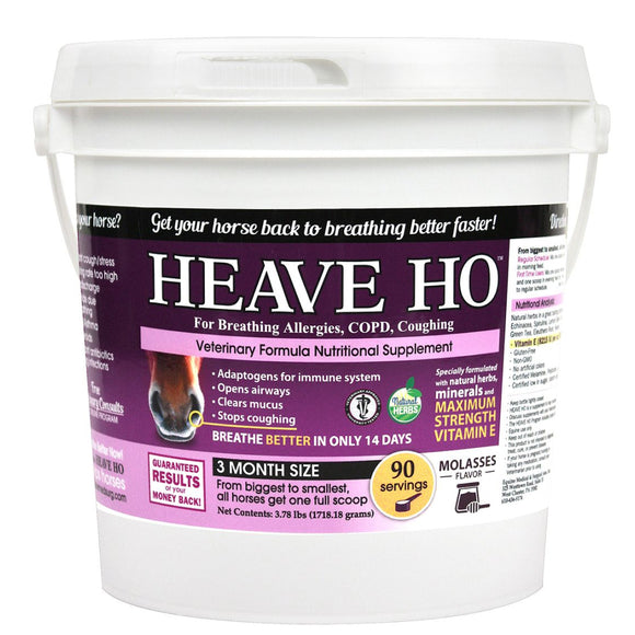 Heave Ho for Allergies, COPD & Coughing in Horses with Molasses