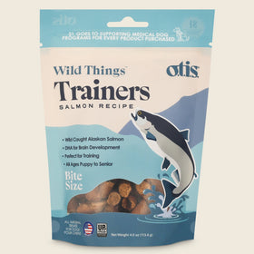OTIS Wild Things Salmon Trainers Bite-Sized Treats for Dogs (4 oz)