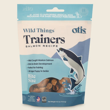 OTIS Wild Things Salmon Trainers Bite-Sized Treats for Dogs (4 oz)