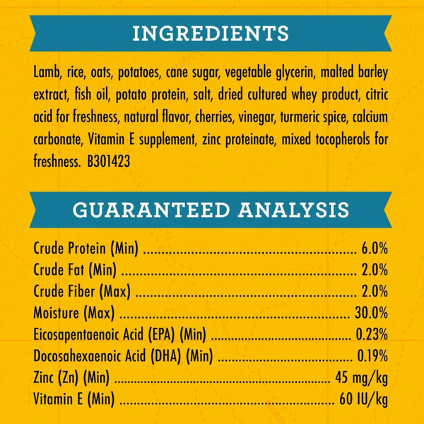 Zuke's Puppy Naturals Lamb & Chickpea Recipe Grain-Free Treats for Puppies (5 oz)