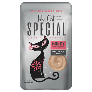 Tiki Cat Special Mousse Mobility Grain-Free Wet Food For Cats (2.4 oz x 12 pouches)