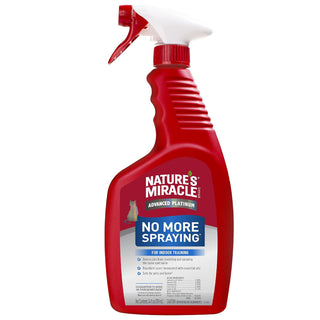 Nature's Miracle Advanced Platinum No More Spraying Deterrent Spray For Cats (24 oz)