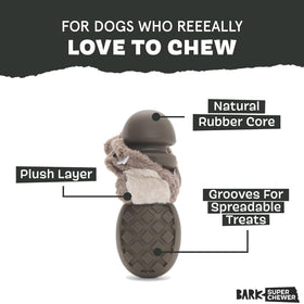 BARK Buck Wild Interactive Tough Chewer Dog Toy