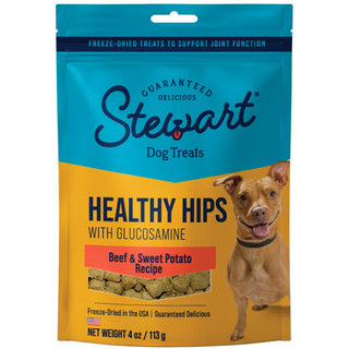 Stewart Healthy Hips Beef & Sweet Potato w/ Glucosamine Freeze-Dried Treats For Dog (4 oz)