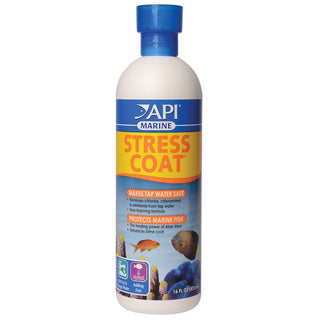 API Marine Stress Coat Aquarium Water Conditioner (16 oz)