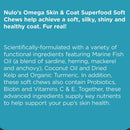 Nulo Superfood Omega Soft Chew Supplements for Dogs (90 chews)
