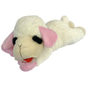 Multipet Lamb Chop Dog Toy w/ Pink Ribbon