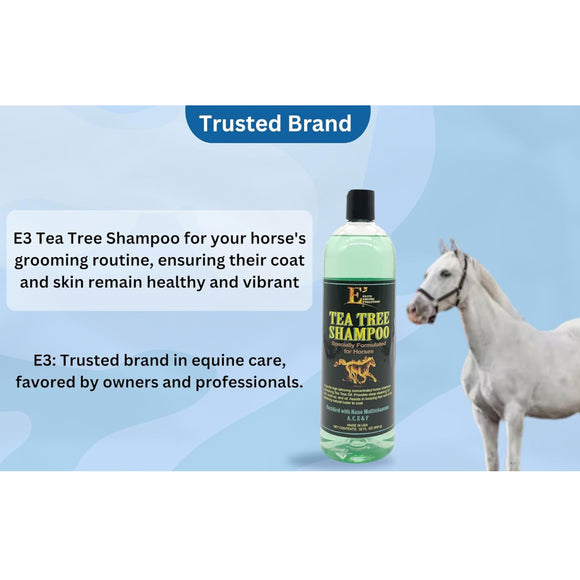E3 Tea Tree Shampoo for Horses