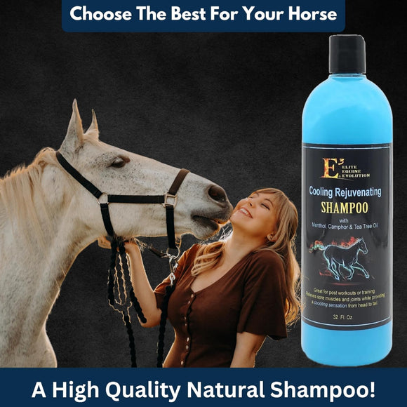 E3 Cooling Rejuvenating Shampoo for Horses (32 oz)