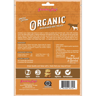 Grandma Lucy's Organic Oven Baked Pumpkin Pie Recipe Treats For Dogs (8 oz)