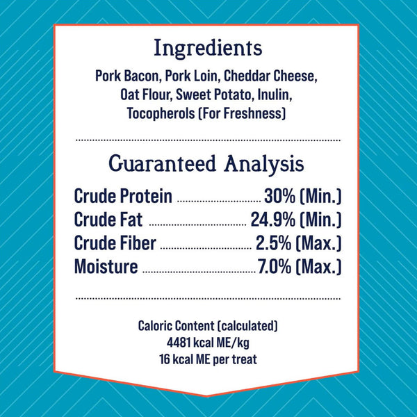 Stewart PuffPops Bacon & Cheese Recipe Freeze-Dried Treats For Dogs (2.8 oz)