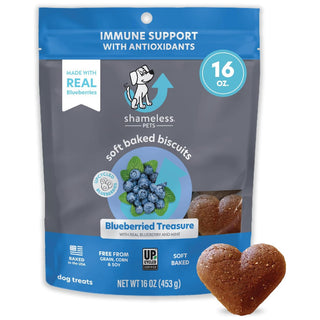 Shameless Pets Blueberried Treasure Soft Baked Treats For Dogs (6 oz)