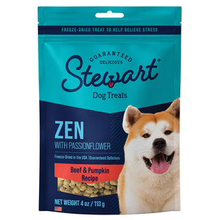 Stewart Zen Beef & Pumpkin w/ Passion Flower Freeze-Dried Treats For Dogs (4 oz)