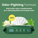 Earth Rated Hypoallergenic Dog Grooming Wipes- White Tea & Basil Scented (100 count)