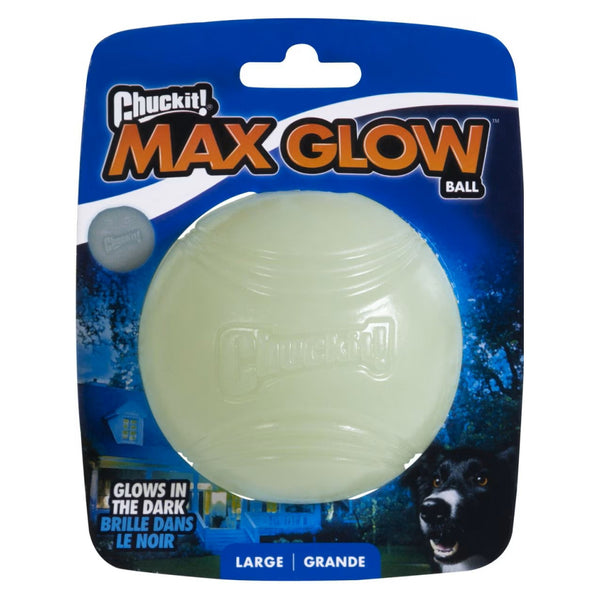 Chuckit! Max Glow Ball Toy For Dogs- Large