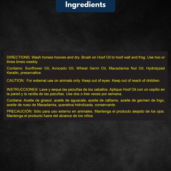 E3 Hoof Oil Conditioner & Dressing for Horses (32 oz)