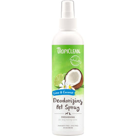 TropiClean Lime & Coconut Deodorizing Spray for Pets-8oz