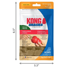 Kong Stuff'N Snacks Bacon & Cheese Flavor Crunchy Treats For Dogs -Small (7 oz)