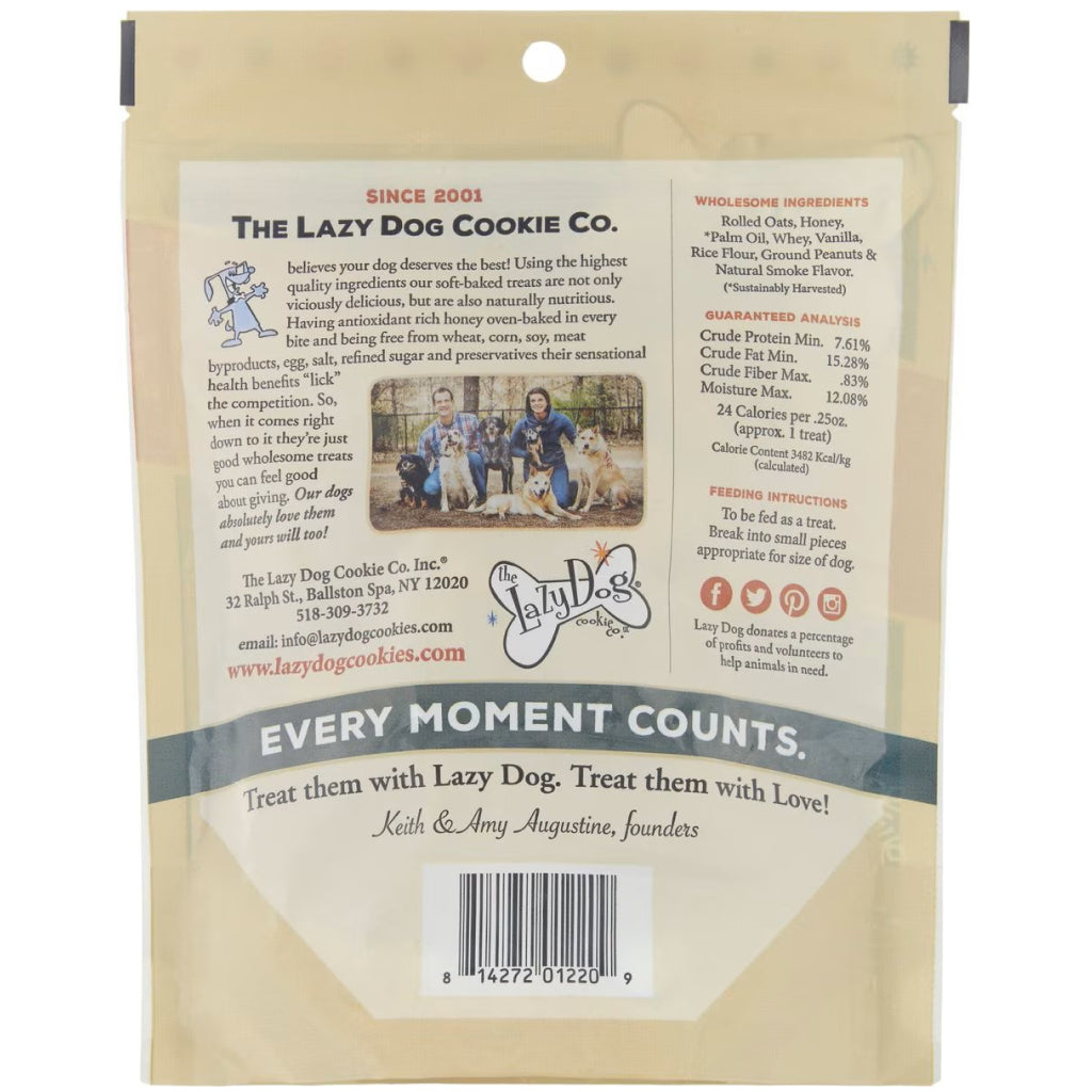 The Lazy Dog Cookie Co. Muttcracker Sweets Peanut Butter Chunk Soft-Baked Treats For Dogs (5 oz)