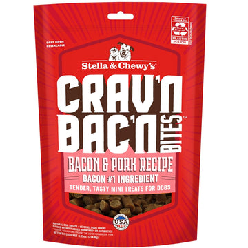 Stella & Chewy's Crav'n Bac'n Bites Bacon & Pork Recipe Dog Treats (8.25 oz)
