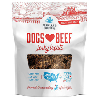 Farmland Traditions Dogs Love Beef Grain-Free Jerky Dog Treats