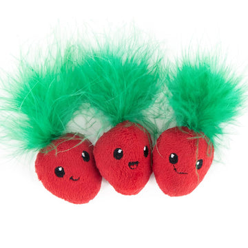 Catstages Straw-Babies Catnip Dental Cat Toys- 3 count