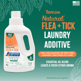 TropiClean Natural Flea & Tick Laundry Additive (32 oz)