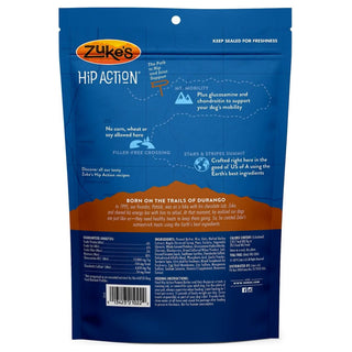 Zuke’s Hip Action Peanut Butter & Oat Recipe Hip & Joint Support Treats for Dogs (16 oz)