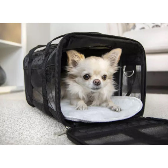 Sherpa's Pet Trading Company Original Deluxe Black Pet Carrier