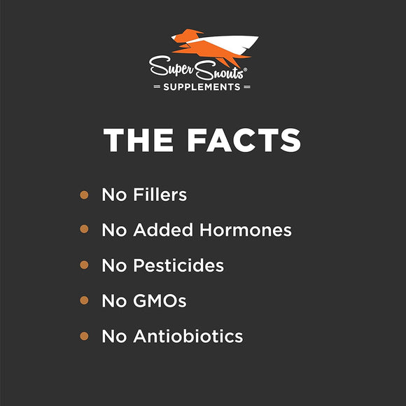 Super Snouts Turkey Tail Mushroom Organic Immune Health Supplement for Dogs & Cats