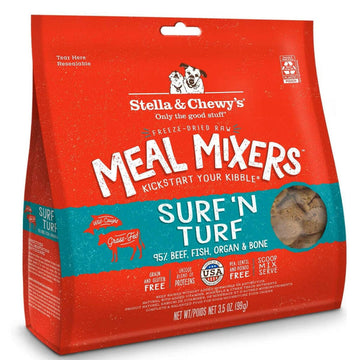 Stella & Chewy's Surf & Turf Meal Mixers Freeze-Dried Raw Topper for Dogs (3.5 oz)